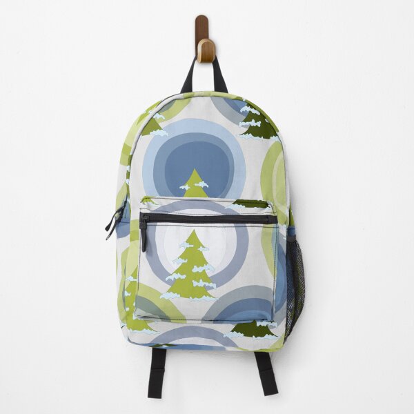 Item preview, Winter snow covered evergreen forest glowing Winter sundogs designed and sold by AngelDawnDesign.