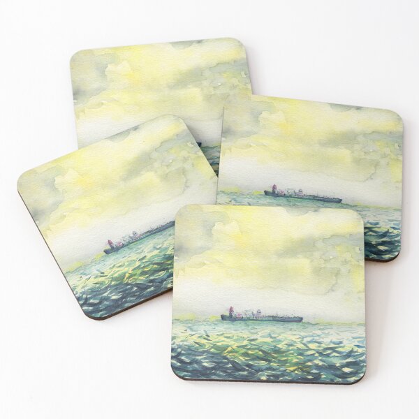 Item preview, Ship Under Yellow Sky designed and sold by EleMcKay.