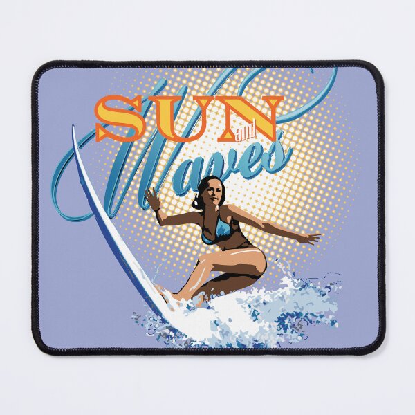 Item preview, Sun and Waves surfer girl designed and sold by corsetti.