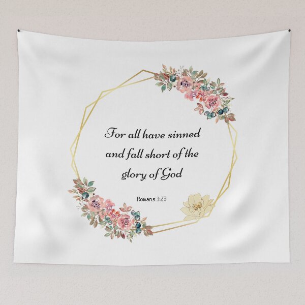 Item preview, Romans 3:23 | Bible Verse | Christian Faith designed and sold by NobleForte.