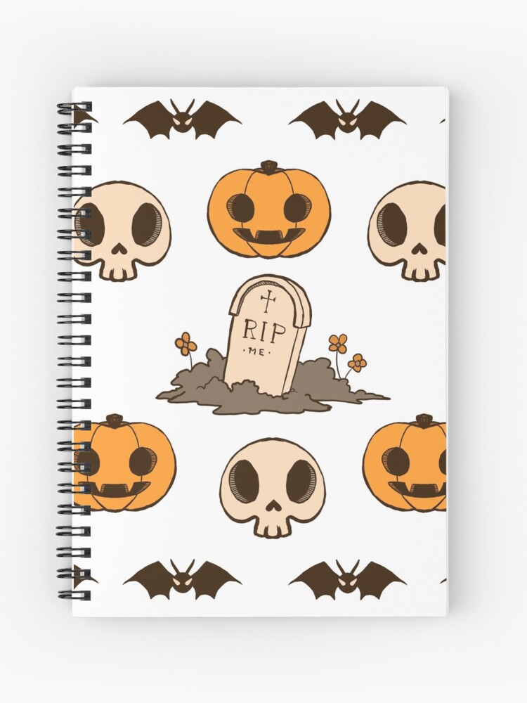 Cuaderno de espiral «Halloween Aesthetic A» de MsHollowfox | Redbubble