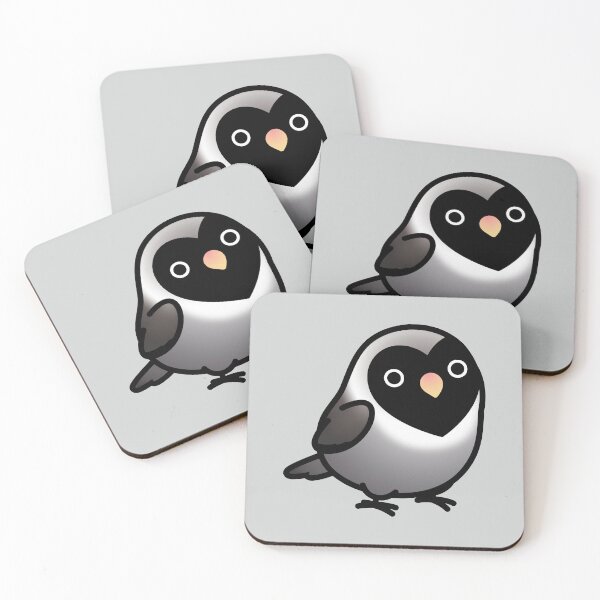 Item preview, Chubby Black-masked Mauve Grey Lovebird designed and sold by birdhism.