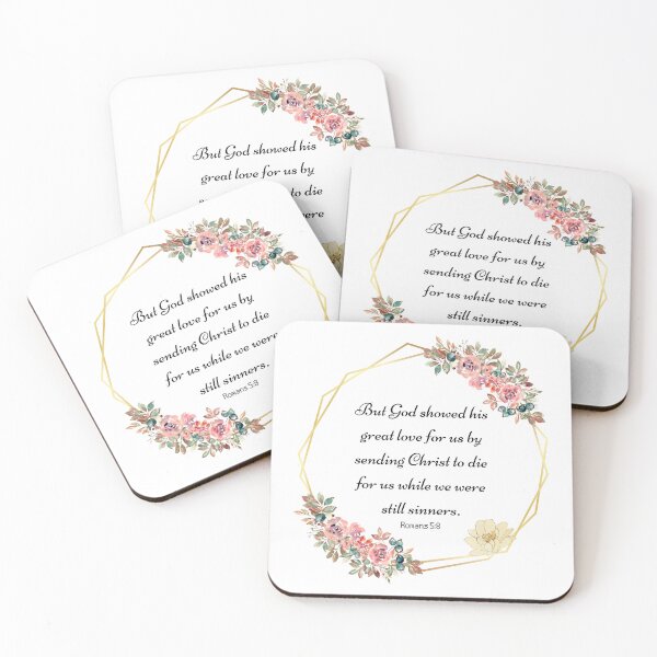 Item preview, Romans 5:8 | Bible Verse | Christian Faith designed and sold by NobleForte.