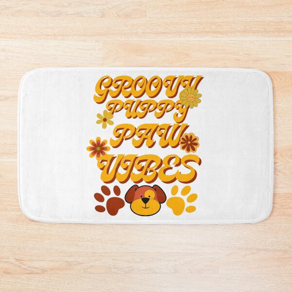 Item preview, Groovy Puppy Paw Vibes, 70s Flower Child Puppy Paw designed and sold by GarnersDesigns.