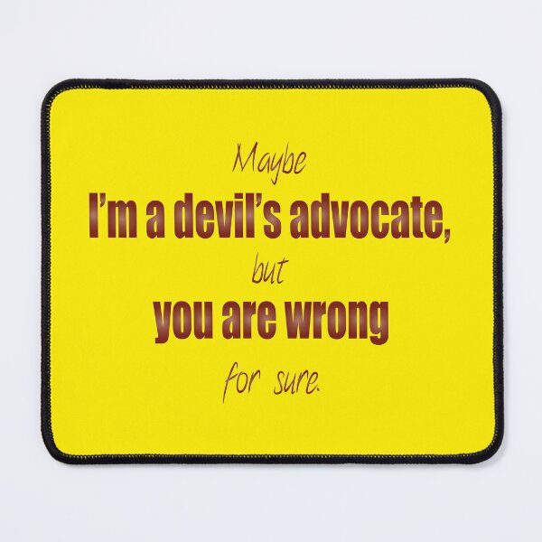 Item preview, Devil's advocate designed and sold by BeCoolByHarun.