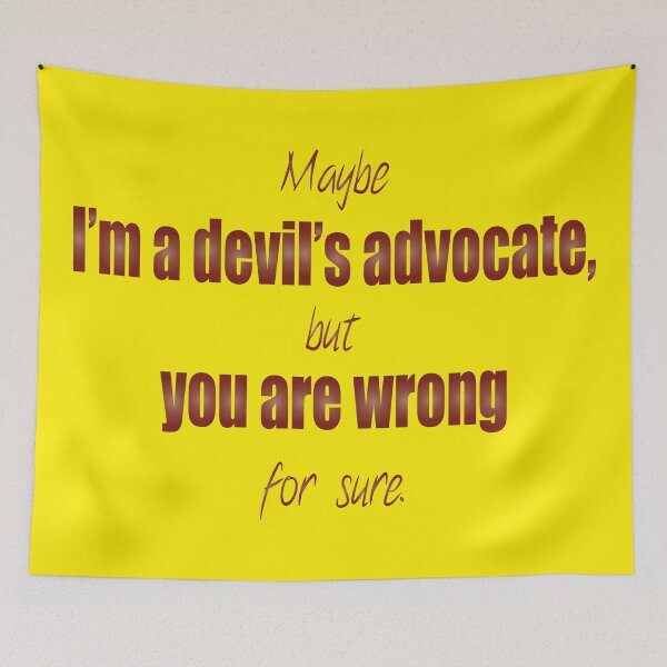Item preview, Devil's advocate designed and sold by BeCoolByHarun.