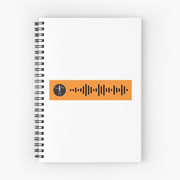 Item preview, Spooky Scary Skeletons Spotify Code designed and sold by sydgrace4.