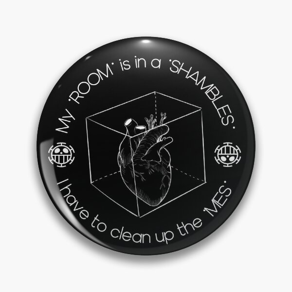 Item preview, My ROOM is in a SHAMBLES - op law heart cube designed and sold by MasterLesa.