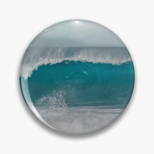 Item preview, Blue Ocean Waves Crashing on Shore designed and sold by kryative.
