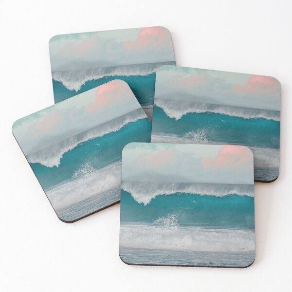 Item preview, Blue Ocean Waves Crashing on Shore designed and sold by kryative.