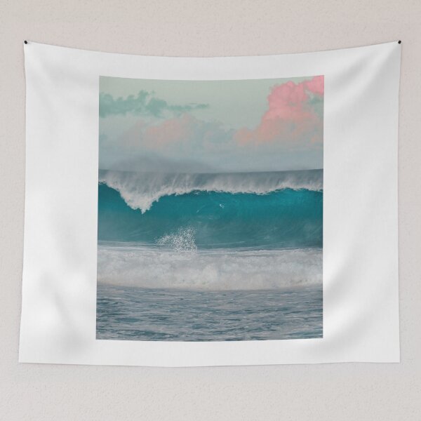 Item preview, Blue Ocean Waves Crashing on Shore designed and sold by kryative.