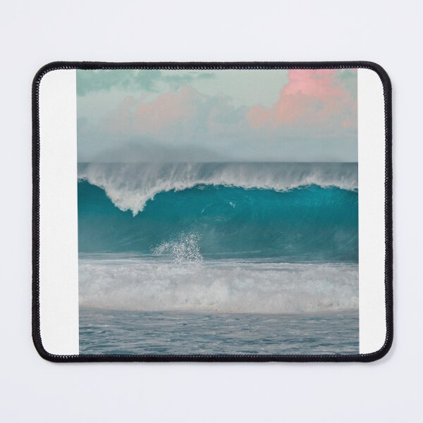 Item preview, Blue Ocean Waves Crashing on Shore designed and sold by kryative.