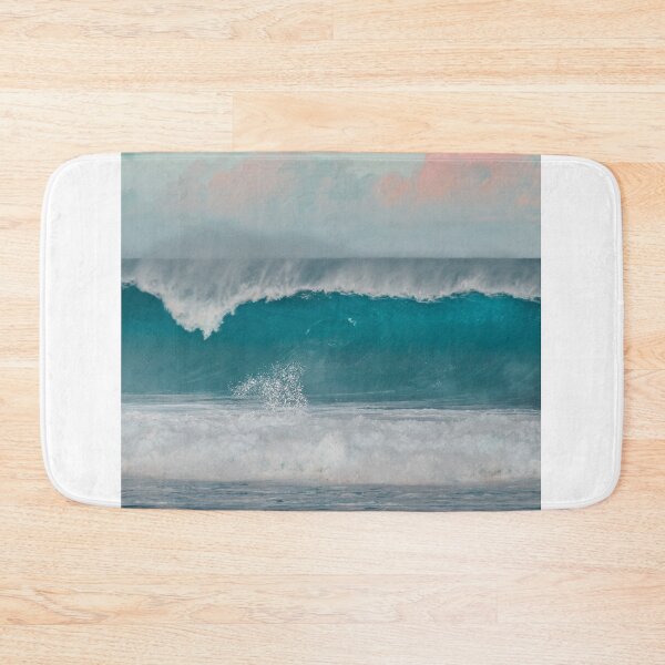 Item preview, Blue Ocean Waves Crashing on Shore designed and sold by kryative.