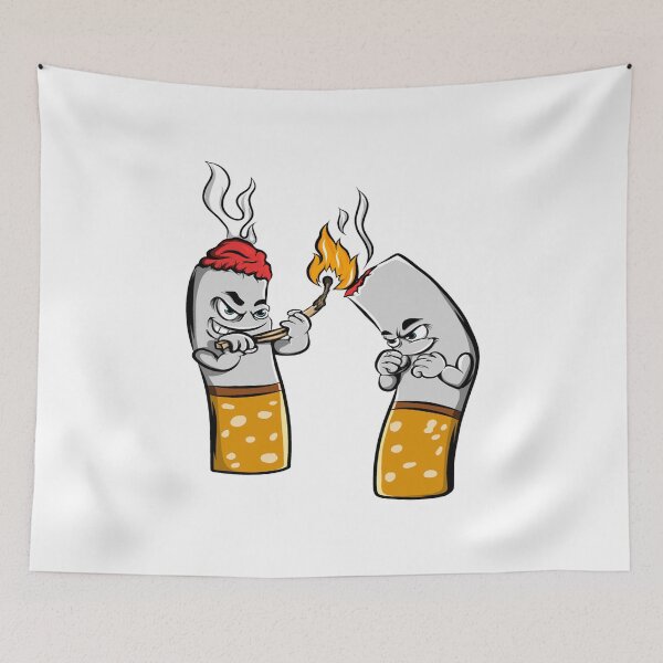 Item preview,  Kawaii Cigarette Butts Playing With Fire designed and sold by CreativeCranium.