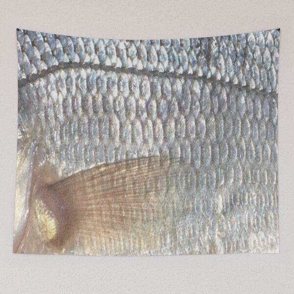 Item preview, White Perch Scales (Natural) Skin Pattern  designed and sold by CJRPics.