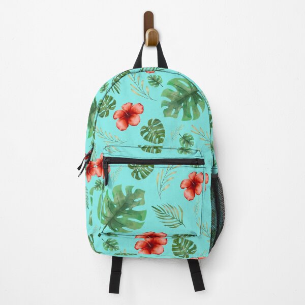 Item preview, Nature, red and green wildflowers and leaves illustration designed and sold by Malogue.