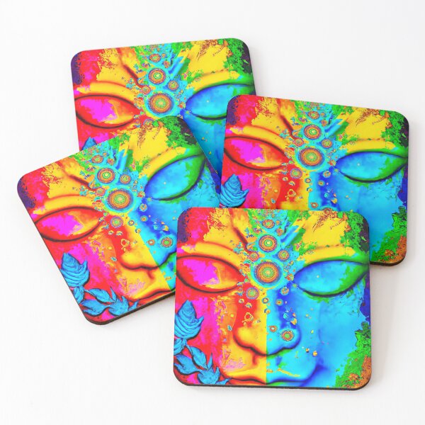 Item preview, Tranquil Creative Yoga Meditation Buddha Face designed and sold by CattlettArt.