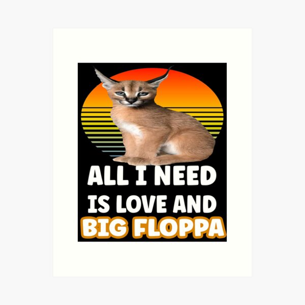 big floppa meme cat Sticker for Sale by LGBTHUMAN