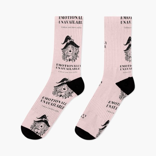 Item preview, Emotionally Unavailable - Unless you have coffee - Pink Witch designed and sold by AxiomDragon.