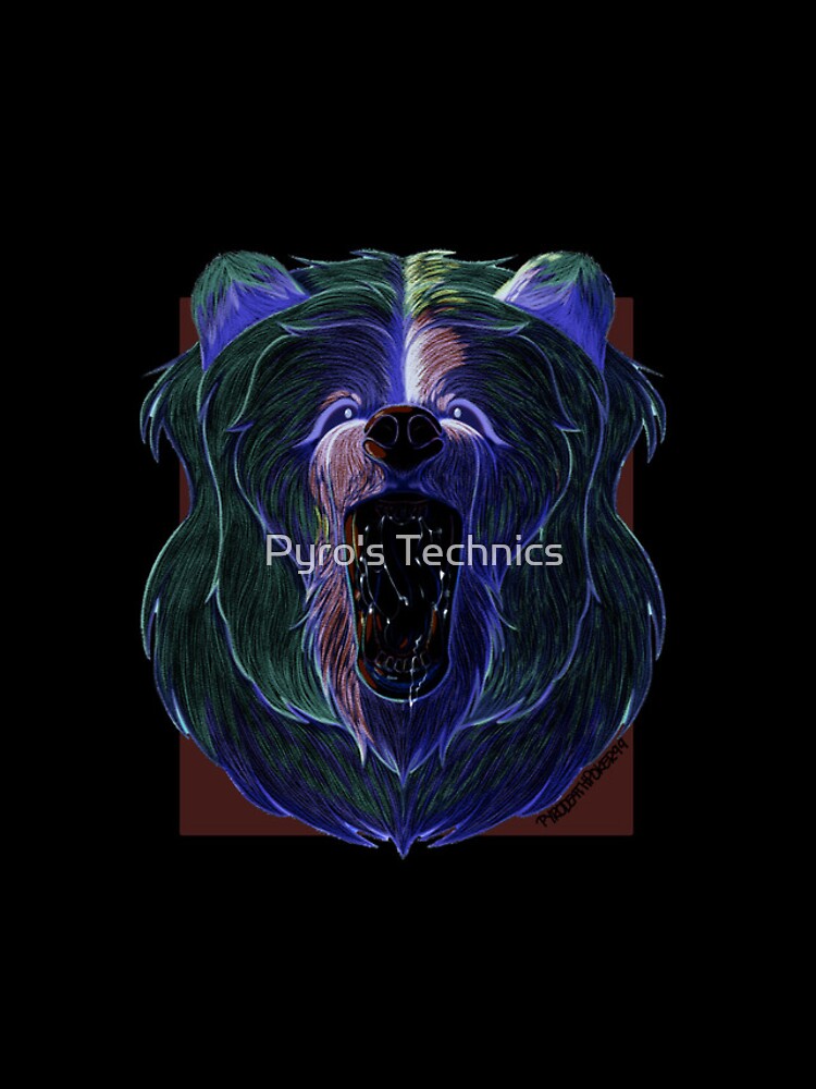 Thumbnail 4 of 4, iPhone Case, Negative Bear designed and sold by Pyros-Techics.