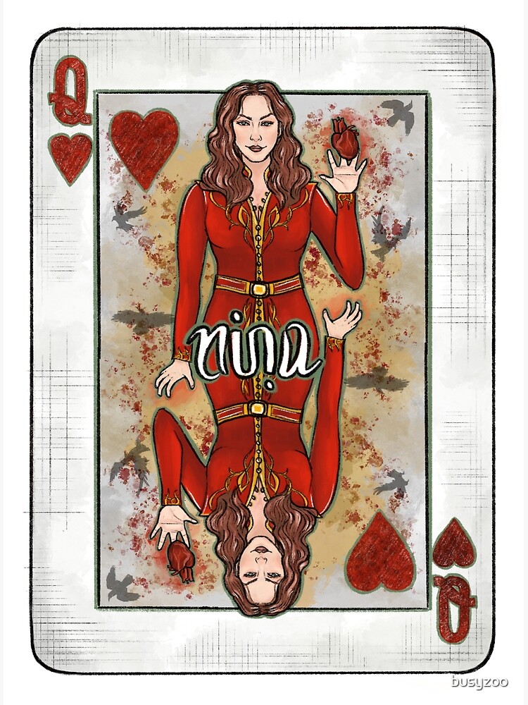 Nina Zenik Six of Crows Playing Card | Art Print