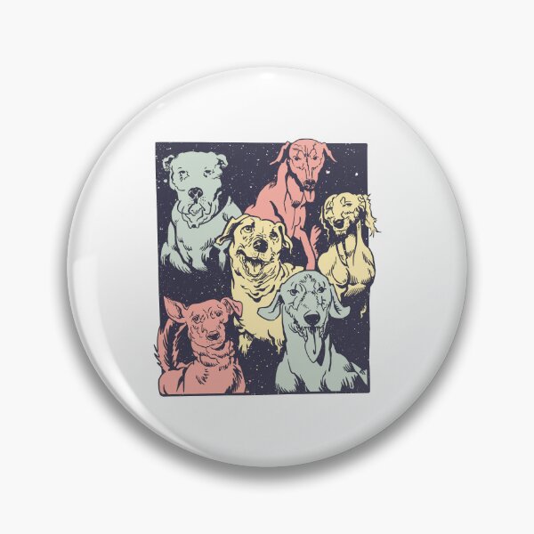 Item preview, Retro Color Dogs designed and sold by infleims.