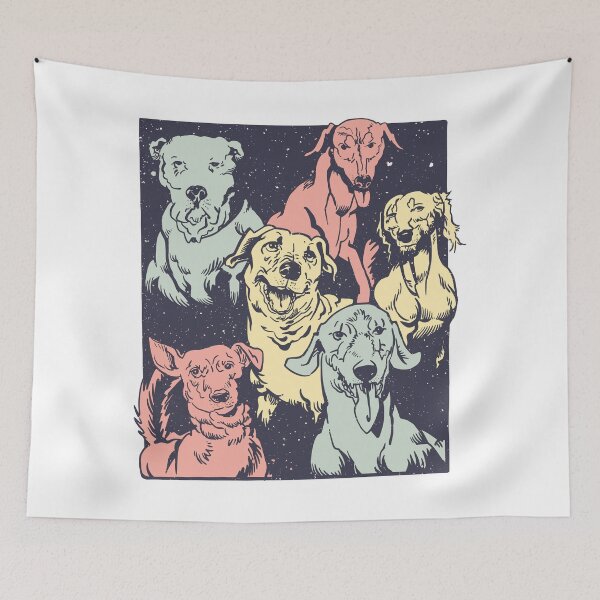 Item preview, Retro Color Dogs designed and sold by infleims.