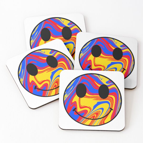 Item preview, Primary color swirl smile designed and sold by CalliesArt.