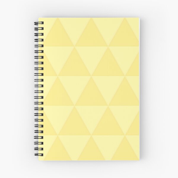 Aperçu de l'œuvre Triangles géométriques jaune crème créée et vendue par GeoFormsArt.