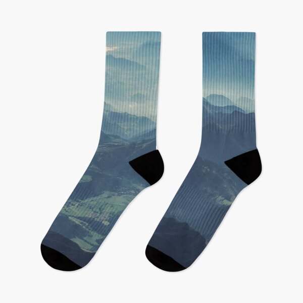 Item preview, Misty Mountain Peak Landscape designed and sold by anthologies.