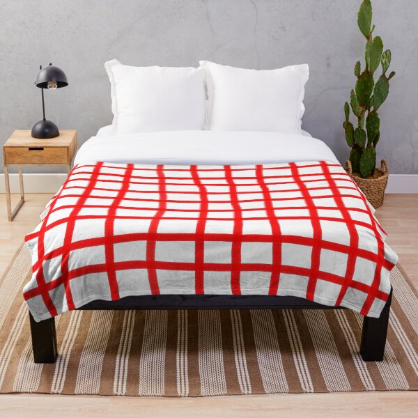 Item preview, Tiled red Dancing Lines Happy  designed and sold by rupydetequila.