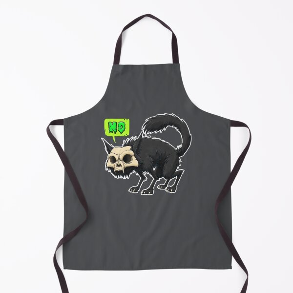 Item preview, Skull cat says no designed and sold by riotpixel.