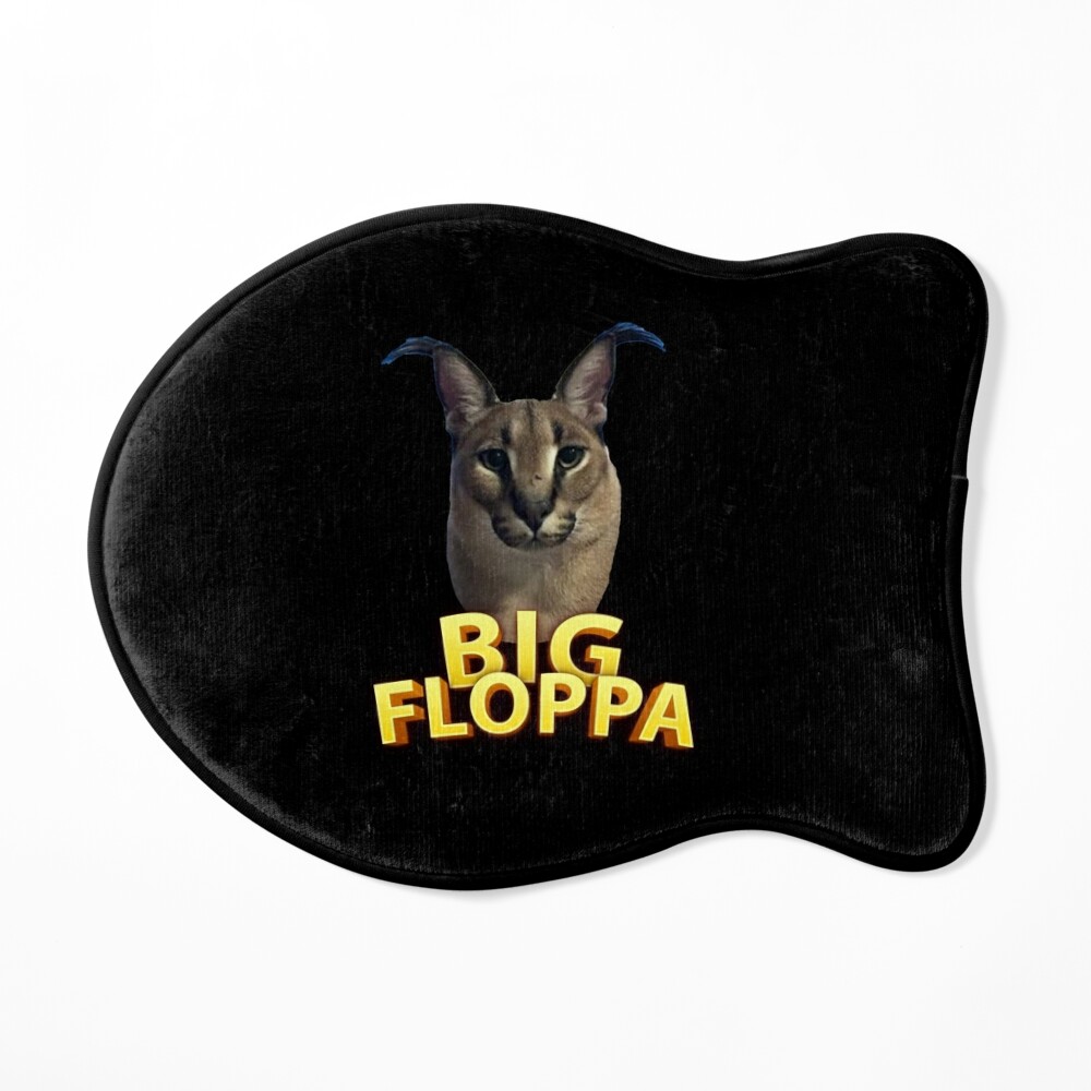 Big Floppa Meme Mouse Pad Custom Anti-slip Rubber Base Gamer