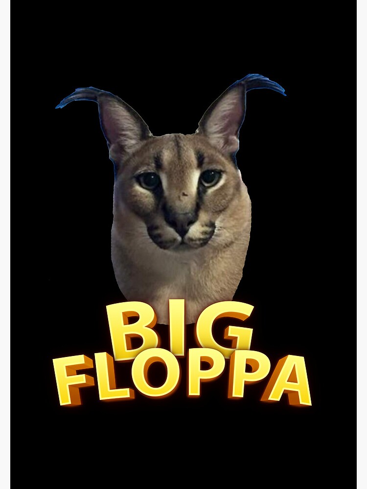 Big Floppa with glasses Art Print for Sale by dinnashop