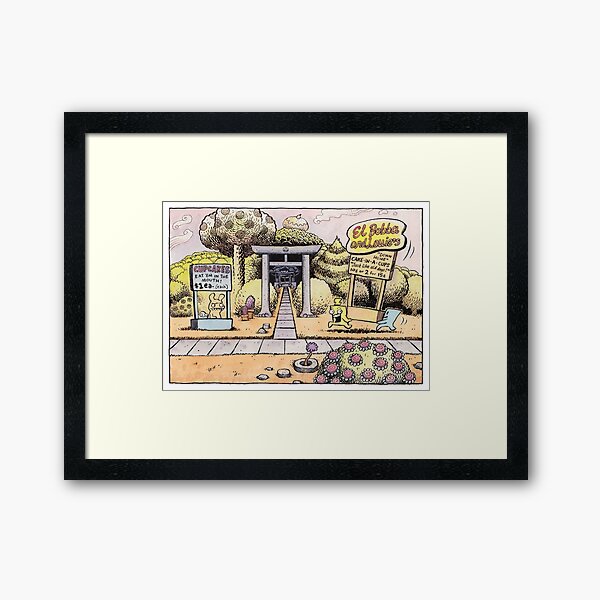 Tobias and Jube: Rivals Framed Art Print