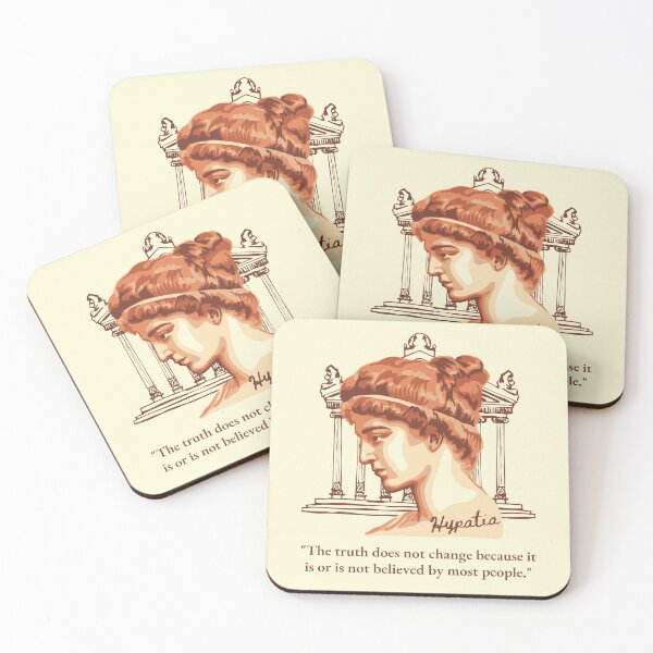 Item preview, Hypatia of Alexandria Portrait and Quote designed and sold by Unhinged Heather.