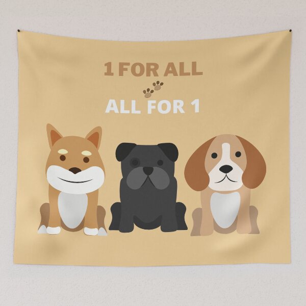 Item preview, ALL FOR 1 1 FOR ALL designed and sold by SagFabulous.