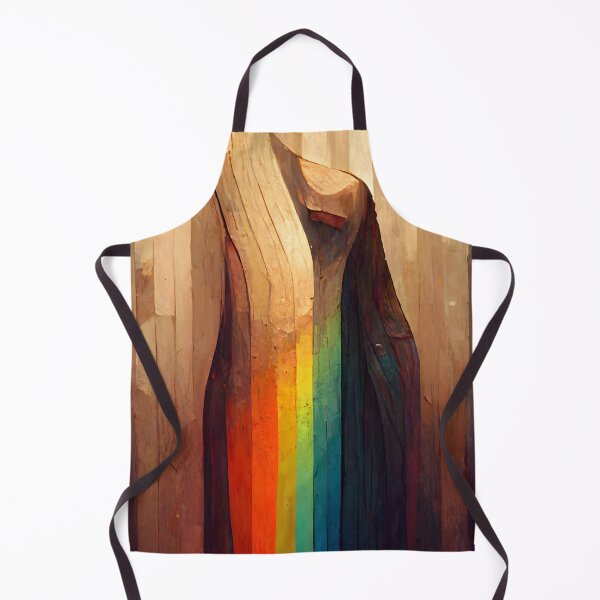 Item preview, Smooth Wooden Texture Rainbow Wood Grain Pattern designed and sold by MythicPrompts.