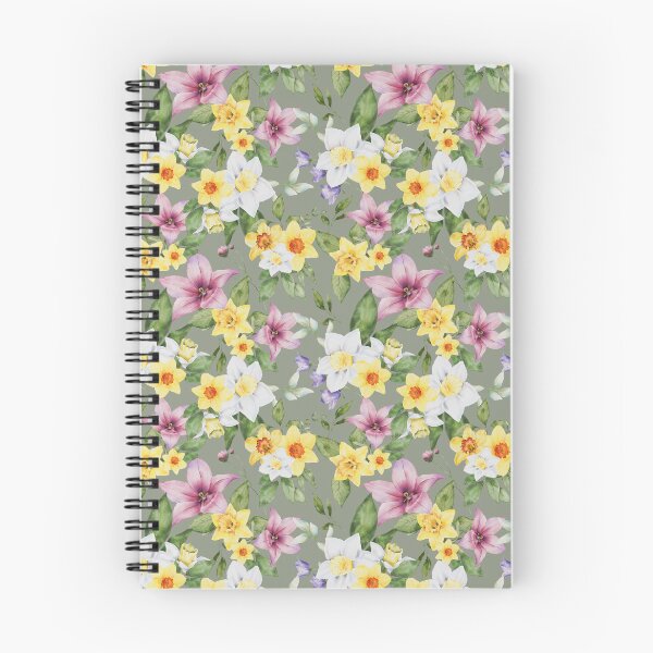 Item preview, Yellow Daffodil Spring Flower Pattern designed and sold by WildAliceArt.