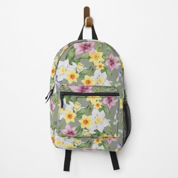 Item preview, Yellow Daffodil Spring Flower Pattern designed and sold by WildAliceArt.
