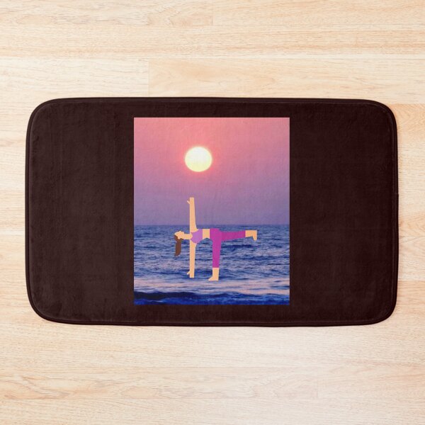 Item preview,  HALF MOON YOGA POSE ON THE OCEAN designed and sold by marie1919.