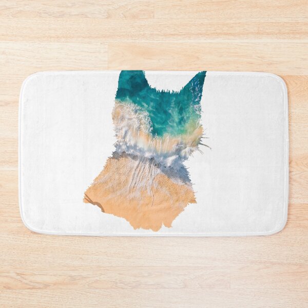 Item preview, Beach Ocean Top View Cat designed and sold by kryative.