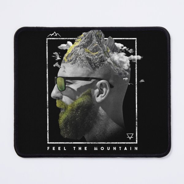 Item preview, Man in sunglasses mountain head double exposure designed and sold by Rob-Son.