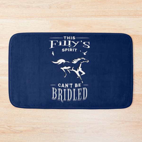 Item preview, This Filly's Spirit Can't be Bridled (white) designed and sold by No1Equestrian.