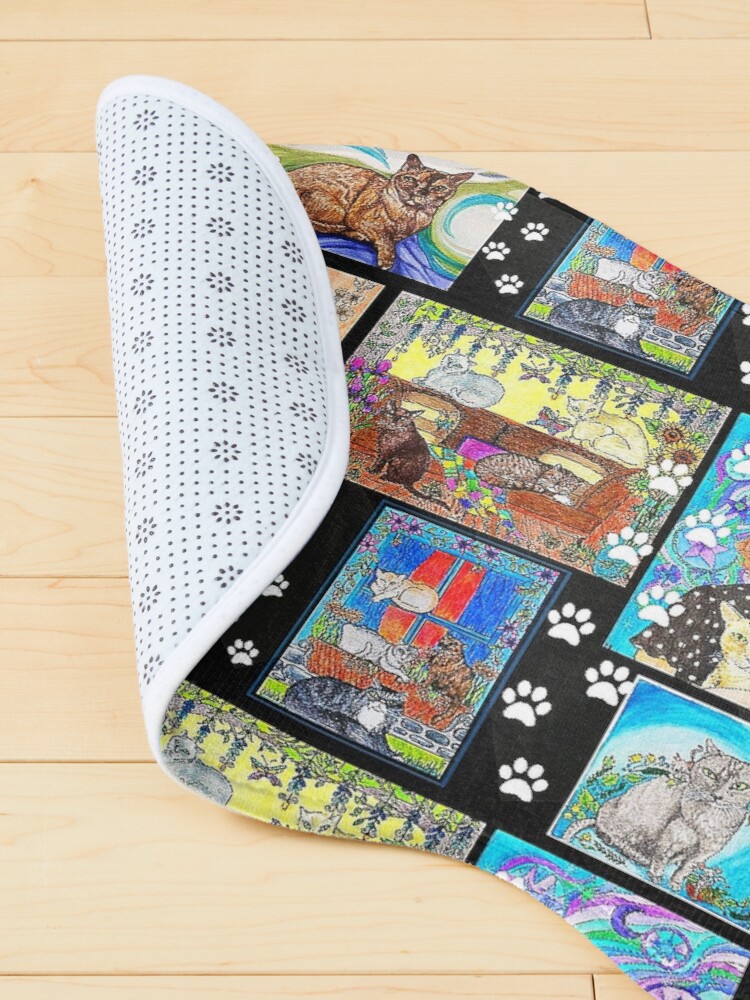 Alternate view of Molly and Her Cats Pet Mat