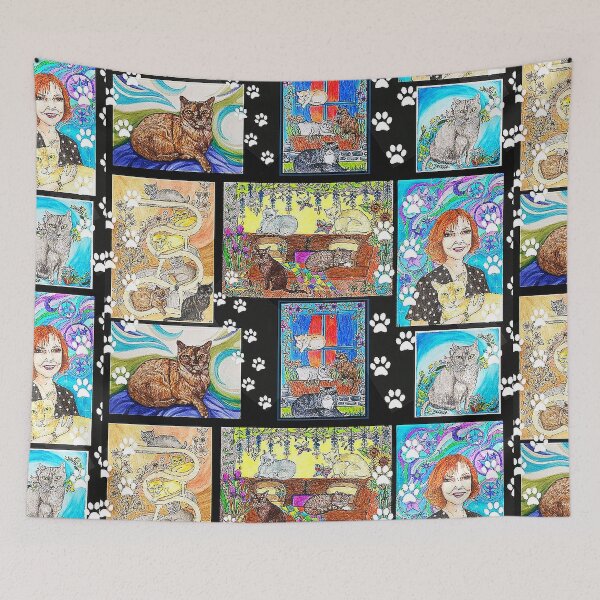 Item preview, Molly and Her Cats designed and sold by PaniaBrown.
