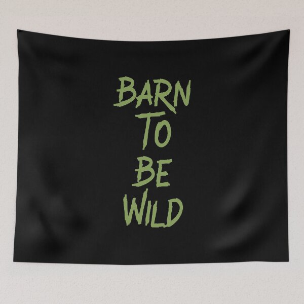 Item preview, Barn To Be Wild Funny Lyrics designed and sold by PunnyLyrics.