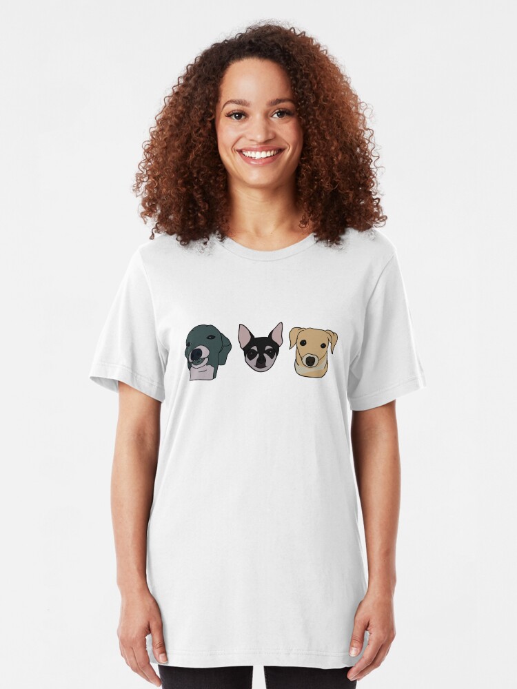 Alternative Ansicht von Jennas Hunde Slim Fit T-Shirt