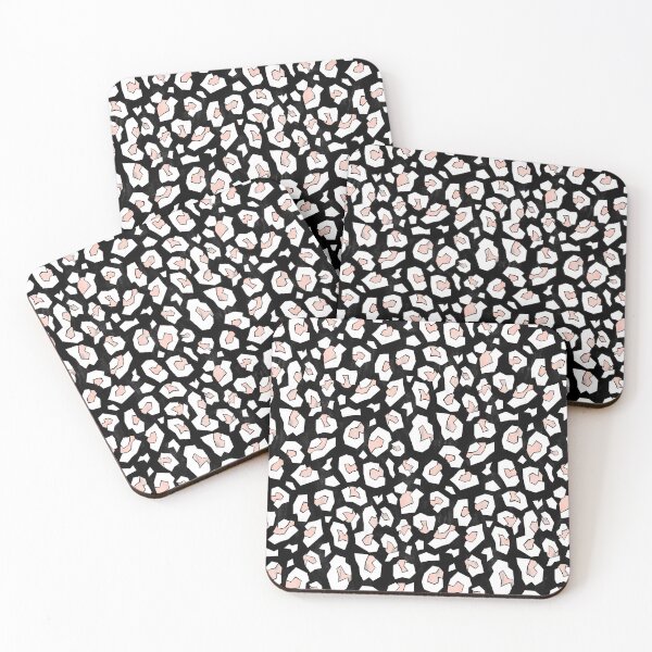 Item preview, Black and White Geometric Leopard Print designed and sold by Carolina Diaz.