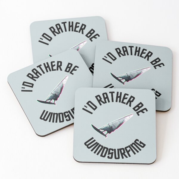 Item preview, I'd Rather Be Windsurfing (black lettering) designed and sold by Thomas Dossman.